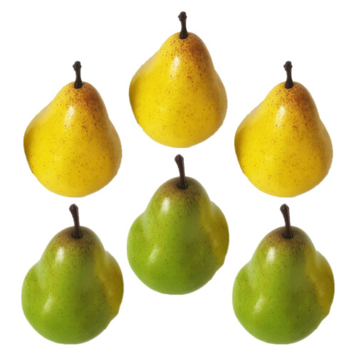 18Pz Mini Pere Artificiali Multicolori Per Ufficio Giardino E Foto
