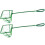 4Pz Rete in Nylon E , Per 2