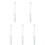 5Pcs Growth Chart Wall Height Measurement Colorful Decor 4
