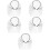 5Pz Headband in Rete Accessorio Sposa Per Festival E Serate 9