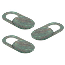 12Pz Slider Cover Webcam Verde Resistente Per Laptop E Telefono