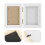 2Set Impronte Cane Kit Bianco Durable Cornice 9