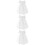 3St Witte Mesh Sluier Met Strik En Parelaccenten Bruiloft 8