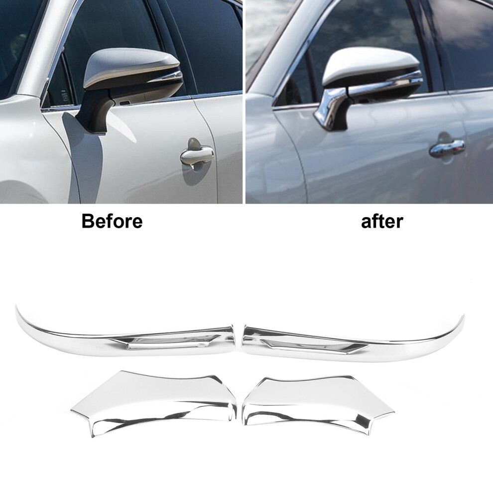 4Pcs Rearview Mirror Strip For Harrier/Venza Xu80 2020-2021, Abs 8011359894006