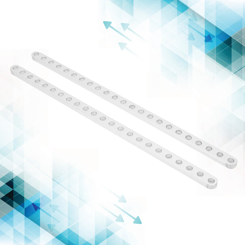 2Pcs 23 Holes Aluminum Flat Beam 4X8x184mm Robot Frame Accessory 5031359894892