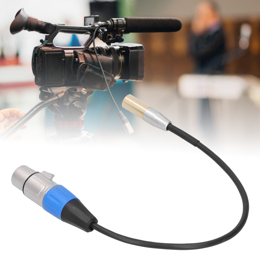 Audio Cable 3Pin Mini Male To Xlr Female Zinc Alloy Housing 30Cm Length 8231359895500