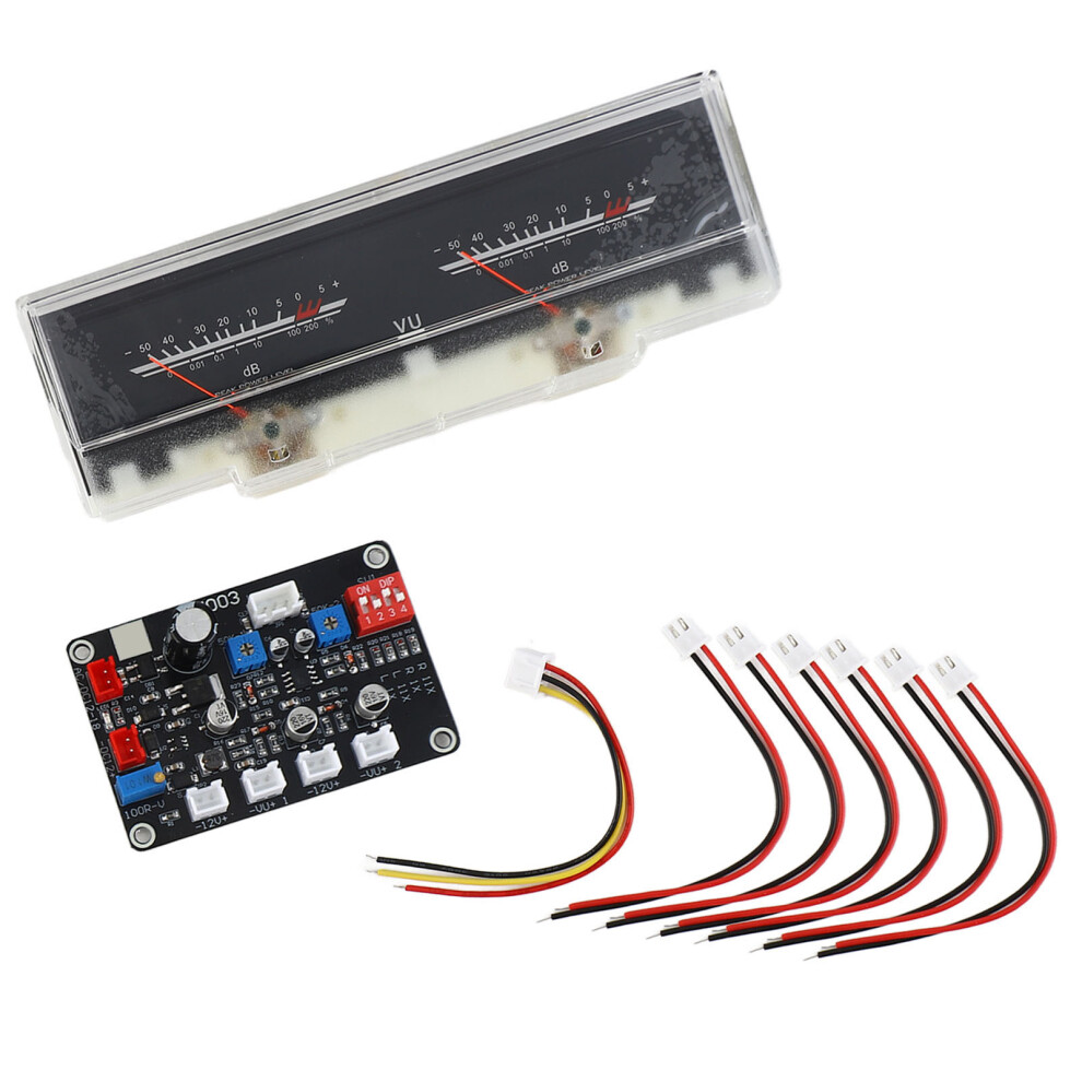 Ts-Db78-W Vu Meter Preamplifier With Backlight, 15.5X4.8x3cm 6941359896866