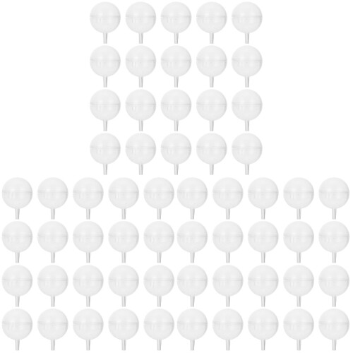 60Ud Vasos Plásticos Transparentes Para Decoración De Chocolates 2
