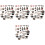 100Pz Photo Props Laurea Colorati in E Per Feste E Selfie 5