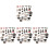 100Pz Photo Props Laurea Colorati in E Per Feste E Selfie 4