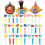 150Pz Party Noisemaker Colorati Per Bambini Soffiatori 2