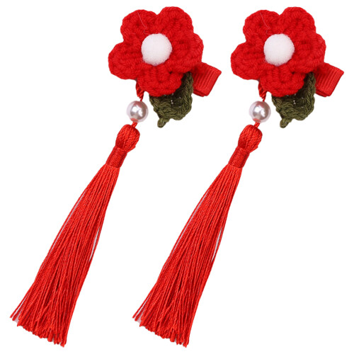 5Paia Fermagli Hanfu Con Nappa Per