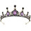 4Pz Cerchietto Viola Rhinestone Metallo Per E 1