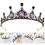 4Pz Cerchietto Viola Rhinestone Metallo Per E 5