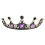4Pz Cerchietto Viola Rhinestone Metallo Per E 3