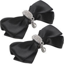 2Pares Decorativo Preto Com Para E