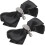 2Pares Decorativo Preto Com Para E 1