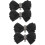 2Pares Decorativo Preto Com Para E 9