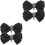 2Pares Decorativo Preto Com Para E 5