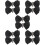 5Pares Clips De Preto Com Para 10