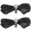 5Pares Clips De Preto Com Para 3