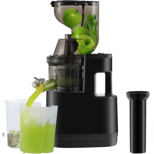 Electric Juicer Machine Juice Fruit Squeezer Slow Masticating & Brush Pulp Cup