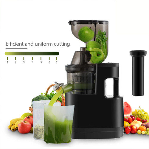Electric Juicer Machine Juice Fruit Squeezer Slow Masticating & Brush Pulp Cup 1