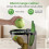 Electric Juicer Machine Juice Fruit Squeezer Slow Masticating & Brush Pulp Cup 5
