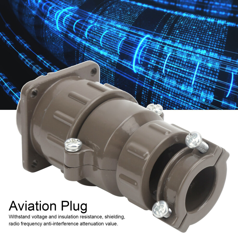 P32k2q-8 Core Aviation Plug Socket 32A 500V Electrical Power Connector 7891359900522