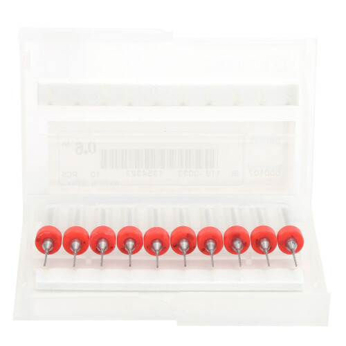 10pcs Tungsten Carbide Nozzle Cleaning Drill Bits 0.6mm for 3D Printer 1