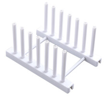Scolapiatti con design rimovibile, supporto staccabile per asciugare piatti, pentole, tazze e coperchi, scaffale multiuso per armadietti da cucina.