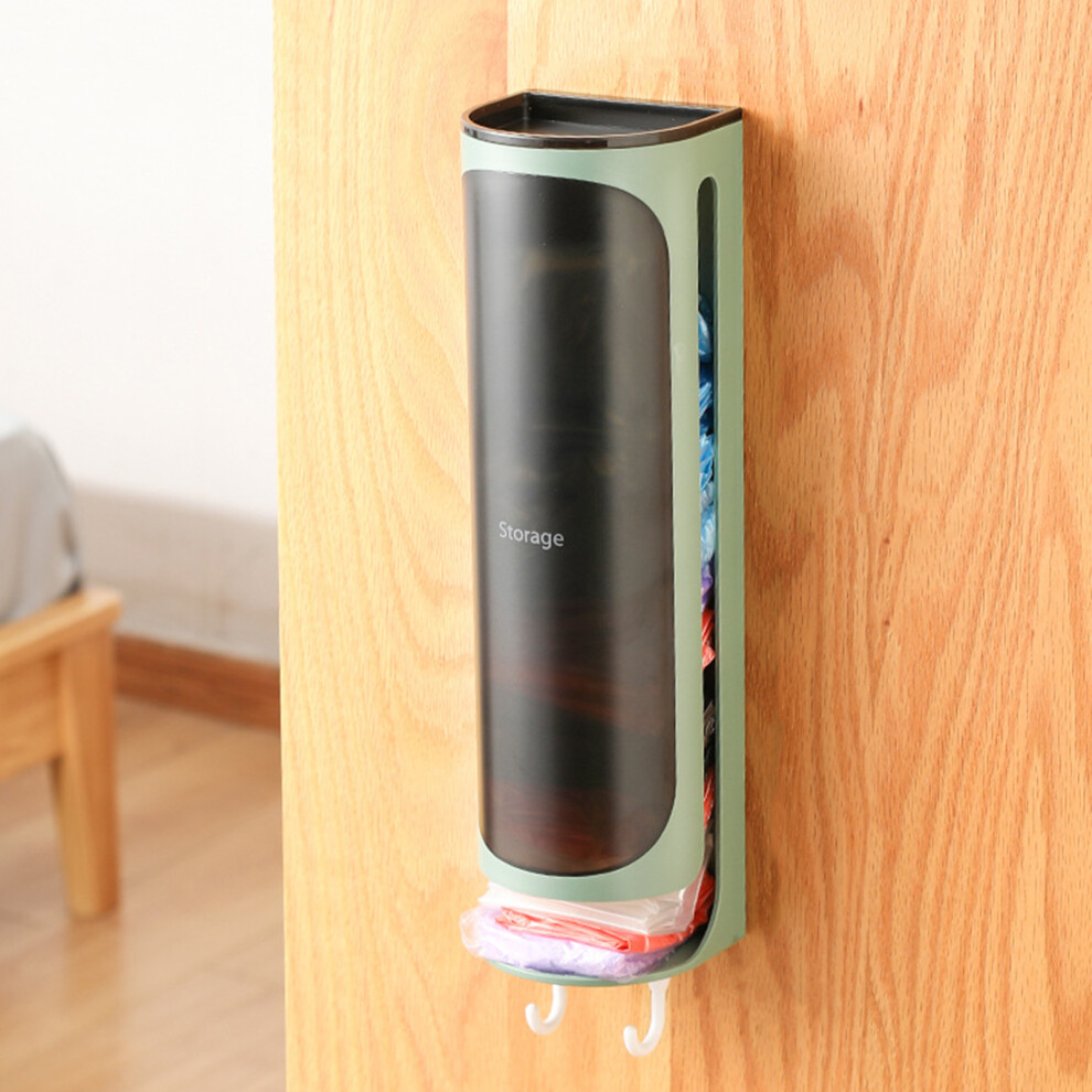 Grocery Bag Storage For Kitchen, Trash Bag Holder With Plastic Bag Dispenser, Elegant And Simple Design For Wall Mount Bag Organizer, No-Punch Install-image-OPC-PMWKXVP-NEW