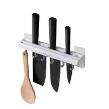 Solução eficiente para armazenamento na cozinha, prateleira de parede multifuncional que economiza espaço para utensílios de cozinha, ideal para