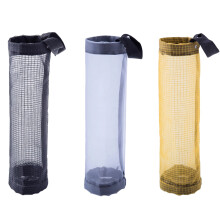 Suport elegant pentru pungi de plastic, design elegant pentru spațiu neocupat, organizator de agățat din plasă pentru o notă elegantă în