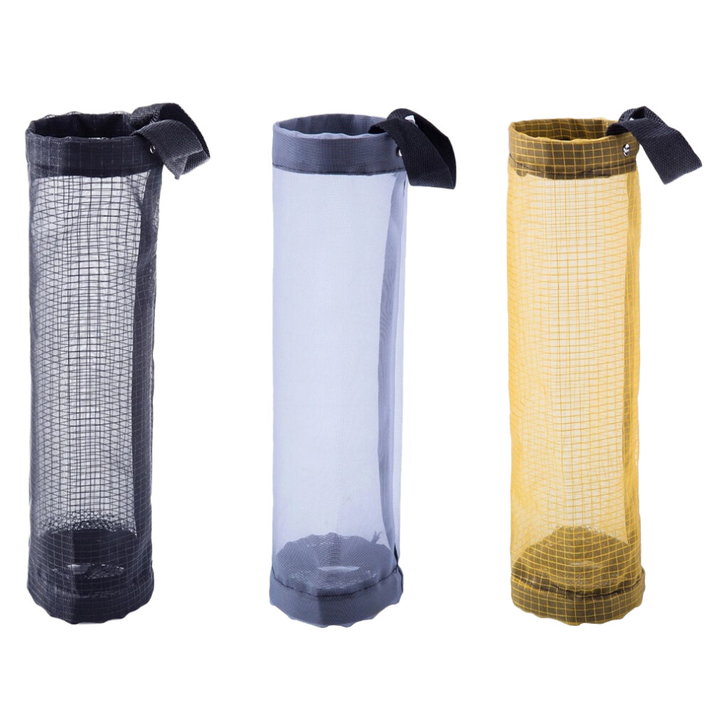 Stylish Non-Occupied Space Design Plastic Bag Holder, Mesh Hanging Organizer For Your Kitchen's Elegant Touch-image-OPC-PMWKY58-NEW