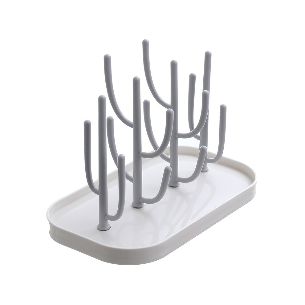 Baby Bottle Drying Rack, Desert Inspired Design for Easy to Assemble and Clean Multifunctional Baby Items Drying, Space Saving Food Safe Large Capacit
