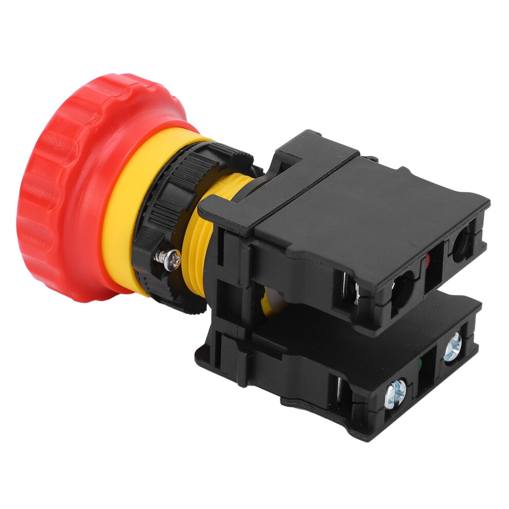 Red Emergency Stop Button Rotary Switch 10A 600V Industrial Hardware 8431359904848