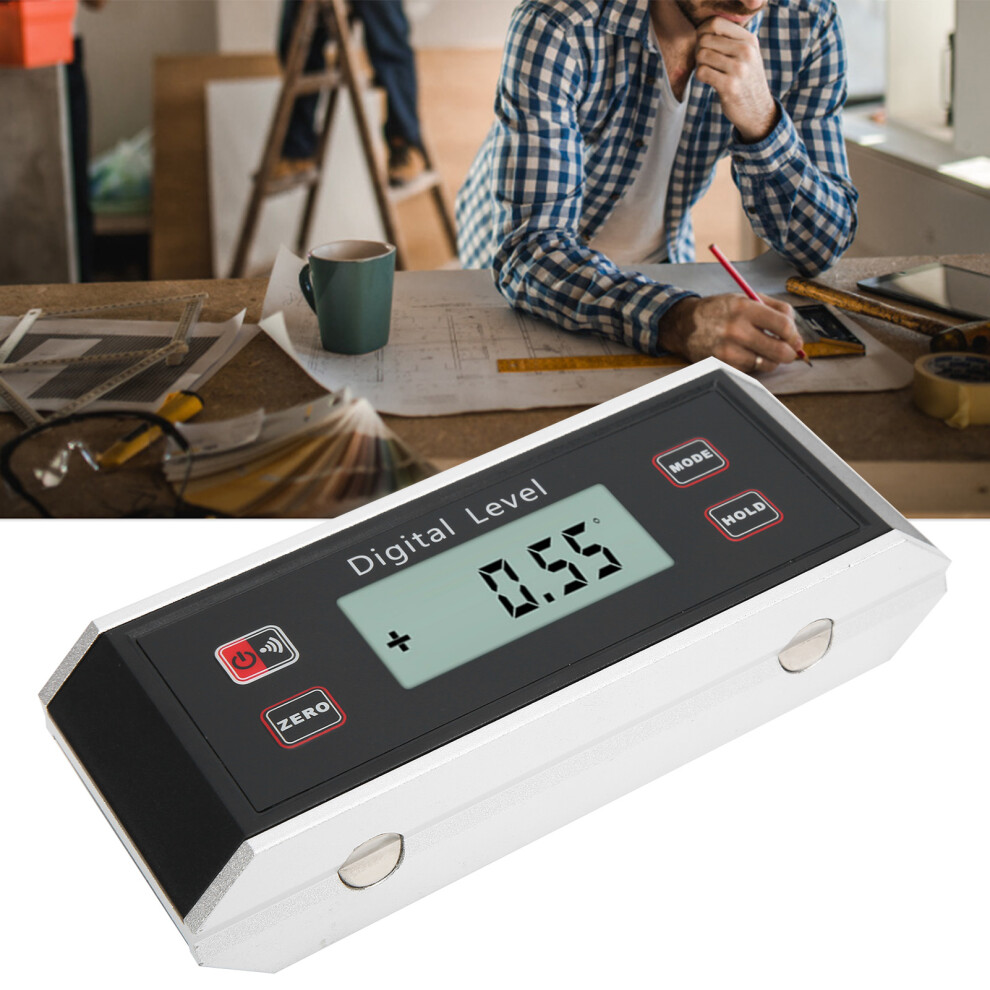 Digital Level Inclinometer ABS Plastic Strip Angle Gauge Protractor-image-OPC-PMWM5NS-NEW