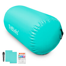 Inflatable Air Roller Gymnastics Tumbling Mat 100x60cm Green