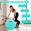 Inflatable Air Roller Gymnastics Tumbling Mat 100x60cm Green 4