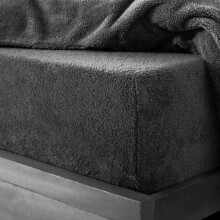 (Charcoal Grey, Super King) Teddy Fleece Fitted Bed Sheets super soft Single,Double,King and Super King size