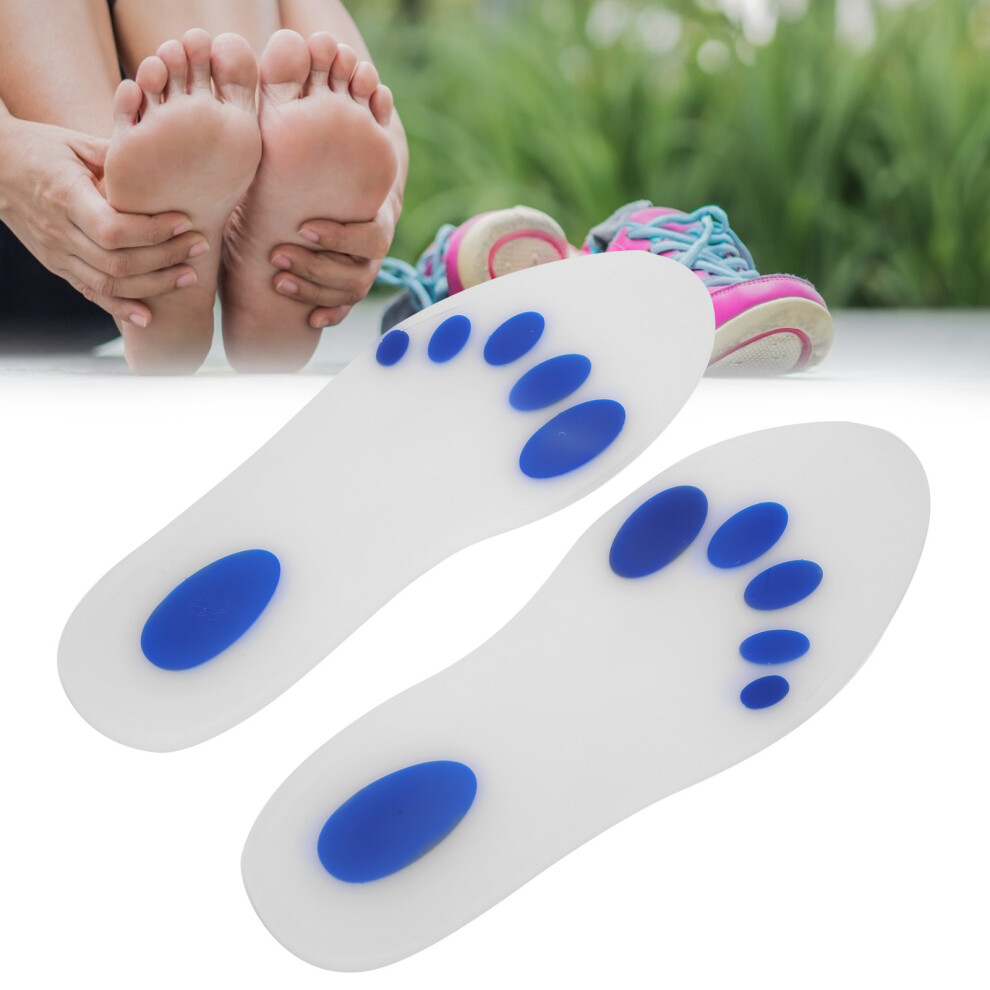 Silicone Insole Shock Absorption CushionM (43-44) for Running Shoes