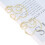 22Pcs Cloud Paperclips Decorative Office Clips, Iron Wire, 2.8cm 4