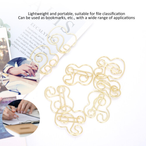 22Pcs Cloud Paperclips Decorative Office Clips, Iron Wire, 2.8cm 2