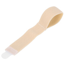 6 Stück weiche Zehenverband-Schienen, Hellgelb, 13cm x 2cm