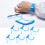 10Pcs PU Anti Static Wrist Straps, Adjustable Electrostatic ESD Band 10