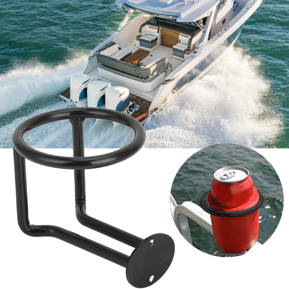 Stainless Steel Boat Cup Holder Ring Marine Yacht Truck Hardware 100Mm 1 Pcs 3551359911303