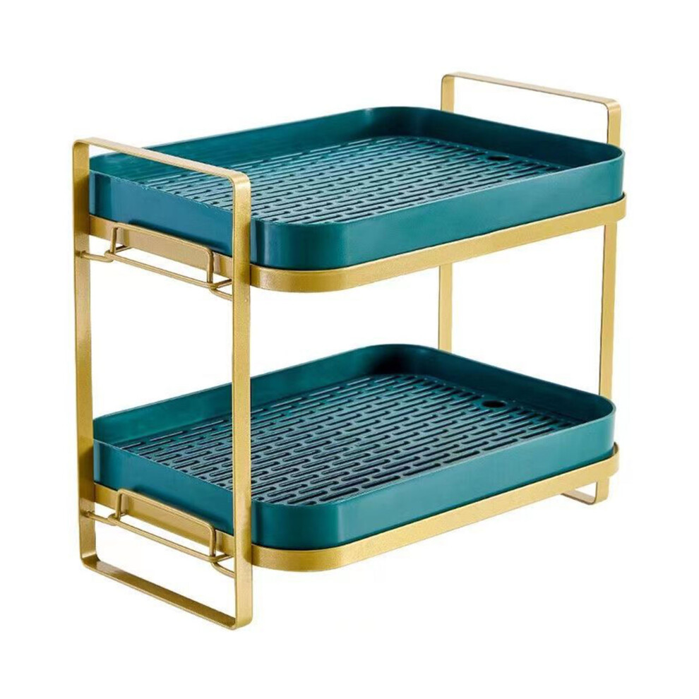 Multi-Functional Storage Organizer, Rustproof Carbon Steel Dish Drying Rack, Space-Saving Drying Rack For Kitchen Counter, Large Capacity Organizer, E-image-OPC-PMWMDDQ-NEW