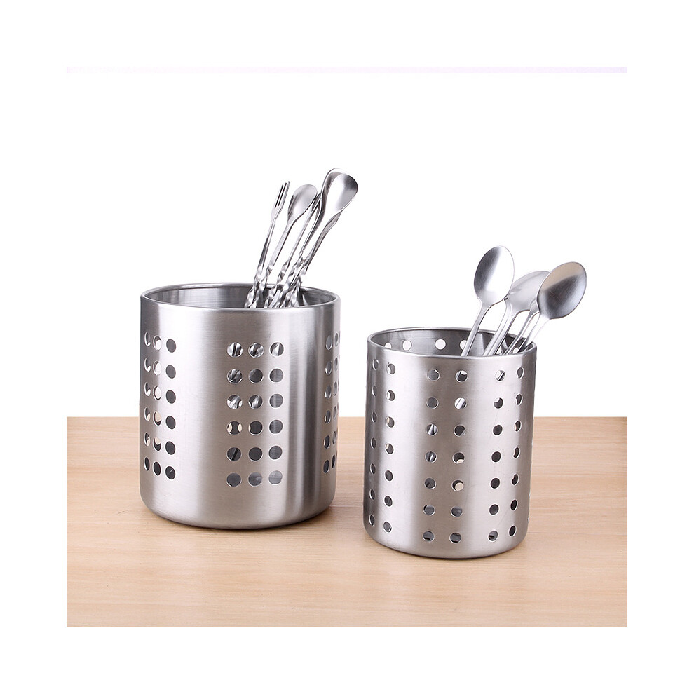 Rust Resistant Silverware Caddy, Stainless Steel Organizer with Extra Large Capacity and Hygienic Drainage System-image-OPC-PMWMDJV-NEW