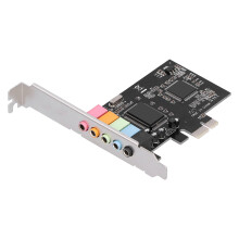 PCI-E 5.1 Soundkarte mit CMI8738-Chip für Windows 7, 5.1 Kanal